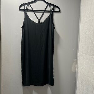 Pink Republic Black Strappy Dress